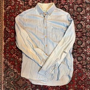 Taylor Stitch Jack Shirt Sun Washed Denim 42 Large